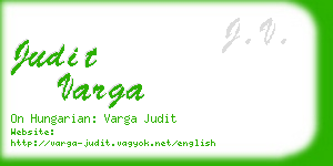 judit varga business card